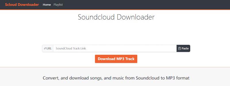 SoundCloud MP3 ダウンローダー