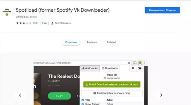 SpotifyをMP3にダウンロード Spotiload