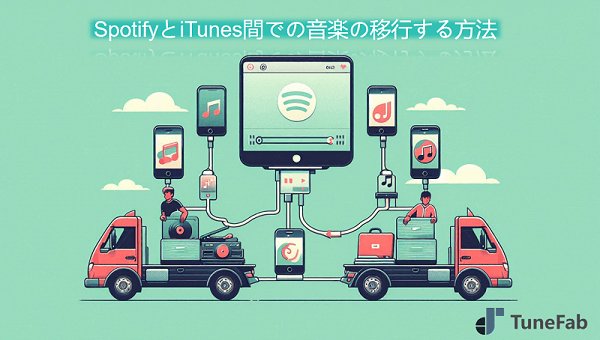 SpotifyとiTunes間での音楽の移行する方法